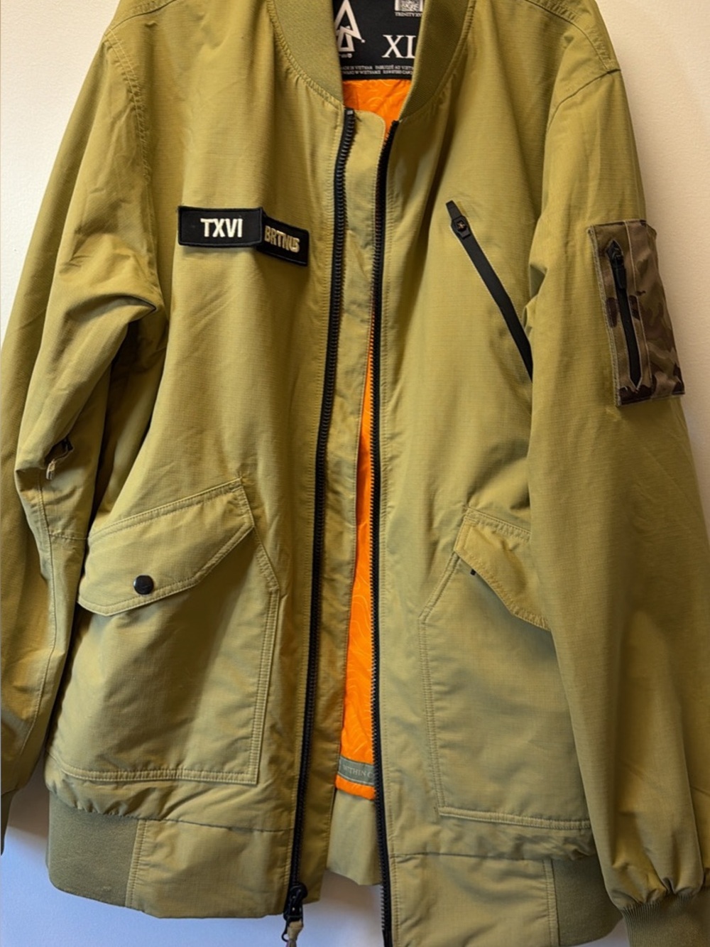 Burton x Undefeated x Alpha Industries MA-1 Flight Jacket Pristine